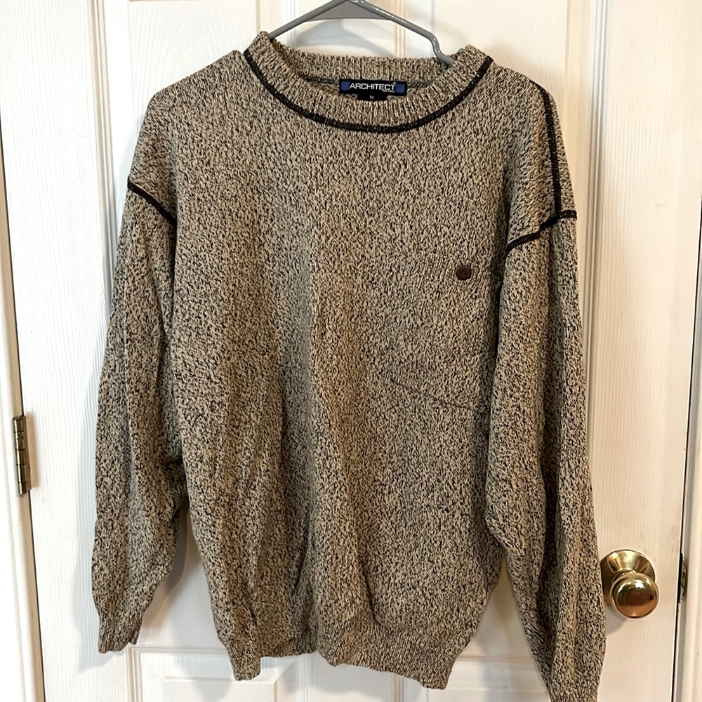 Beige tweed sweater